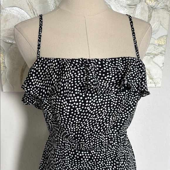 Altar'd State Black and White dot Sundress Sz M - Picture 2 of 9